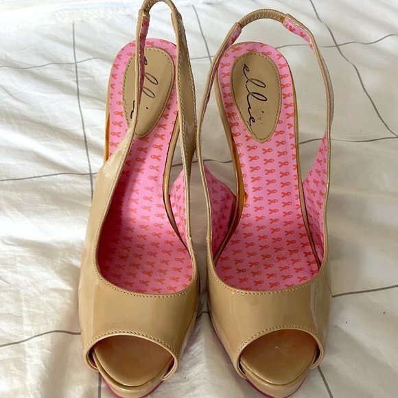 RARE Pink Outsoled 5" Heels in GUC Size 9. Incredible Shoes! - Picture 1 of 15